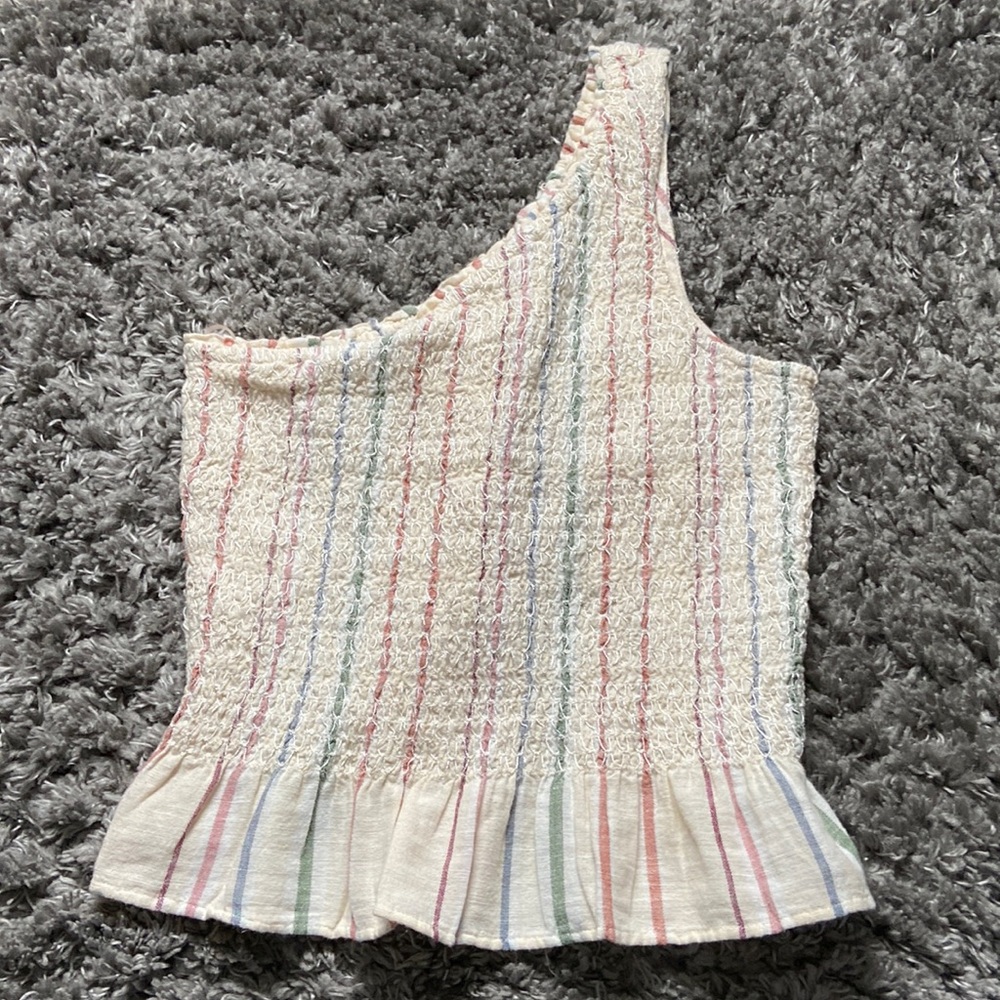 ae one shoulder top